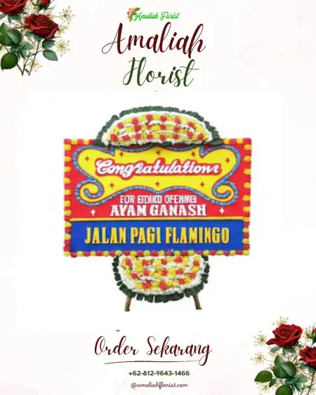 Sewa Papan Bunga Terrak